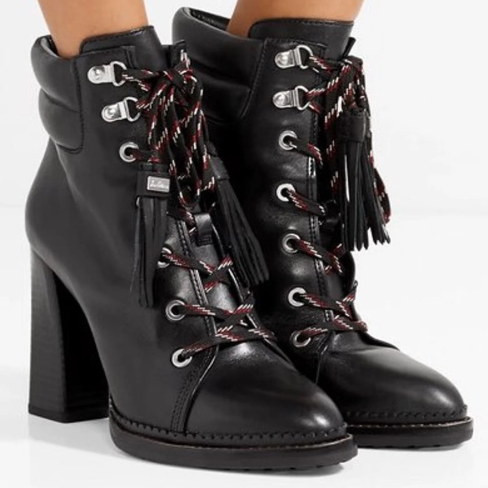 Sam Edelman Sondra Leather Black Ankle boot heels